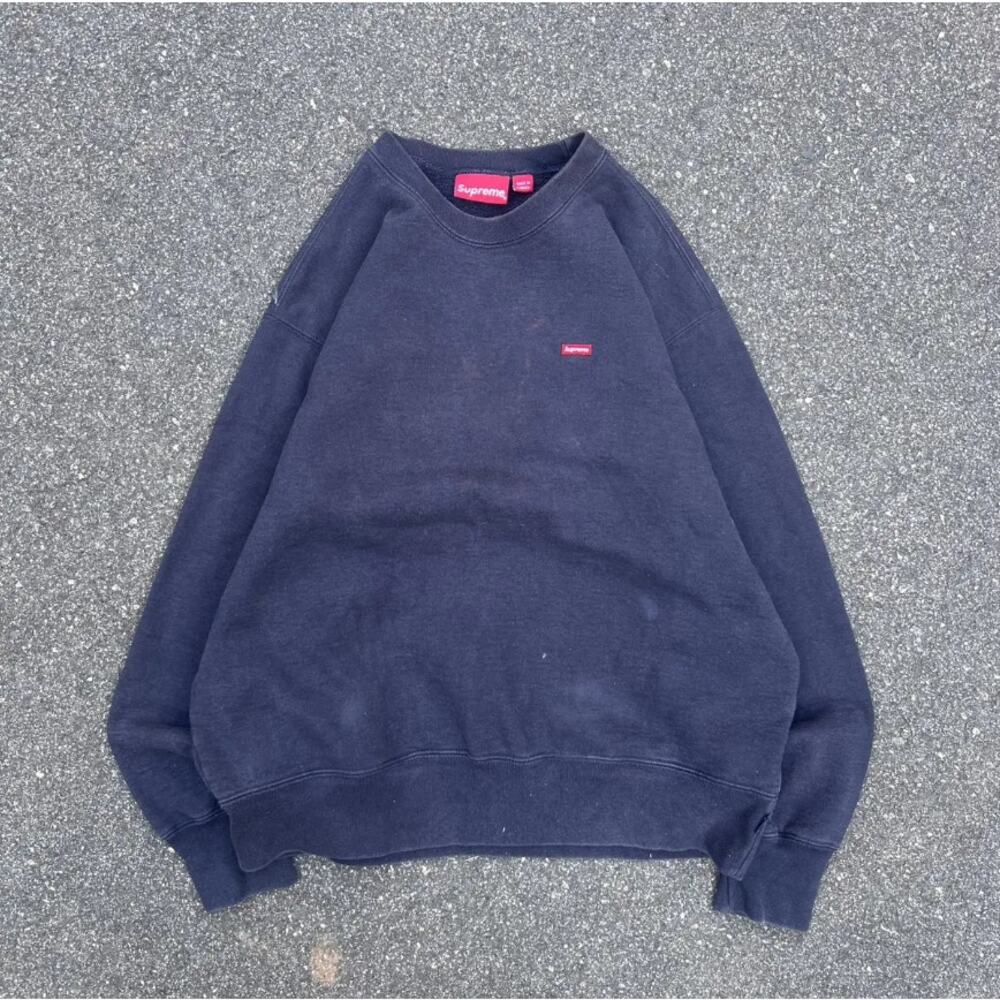 Supreme Crewneck Sweatshirt Medium Streetwear Hypebeast Skate Aesthetic Cropped
